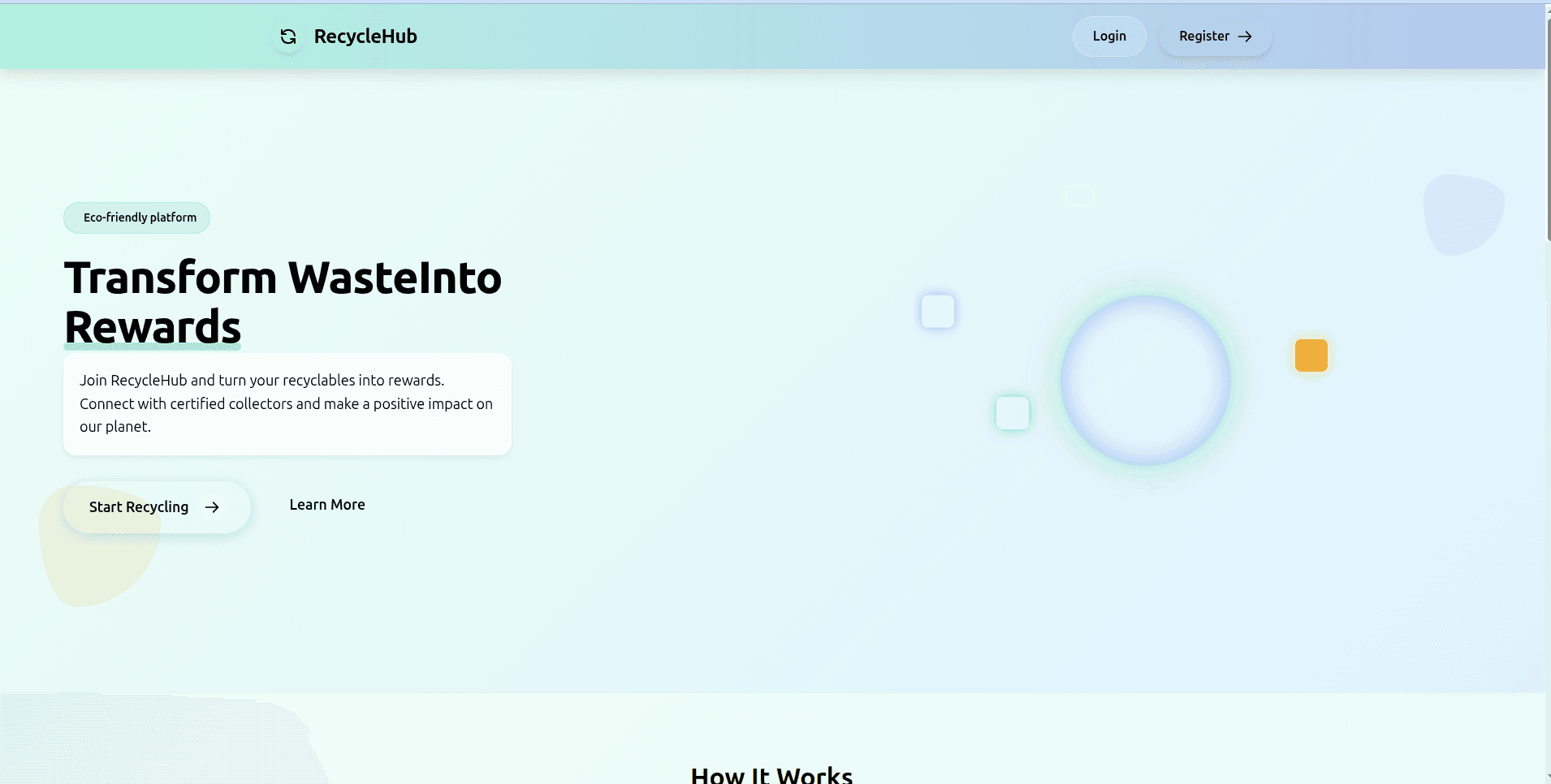 RecycleHub screenshot 1