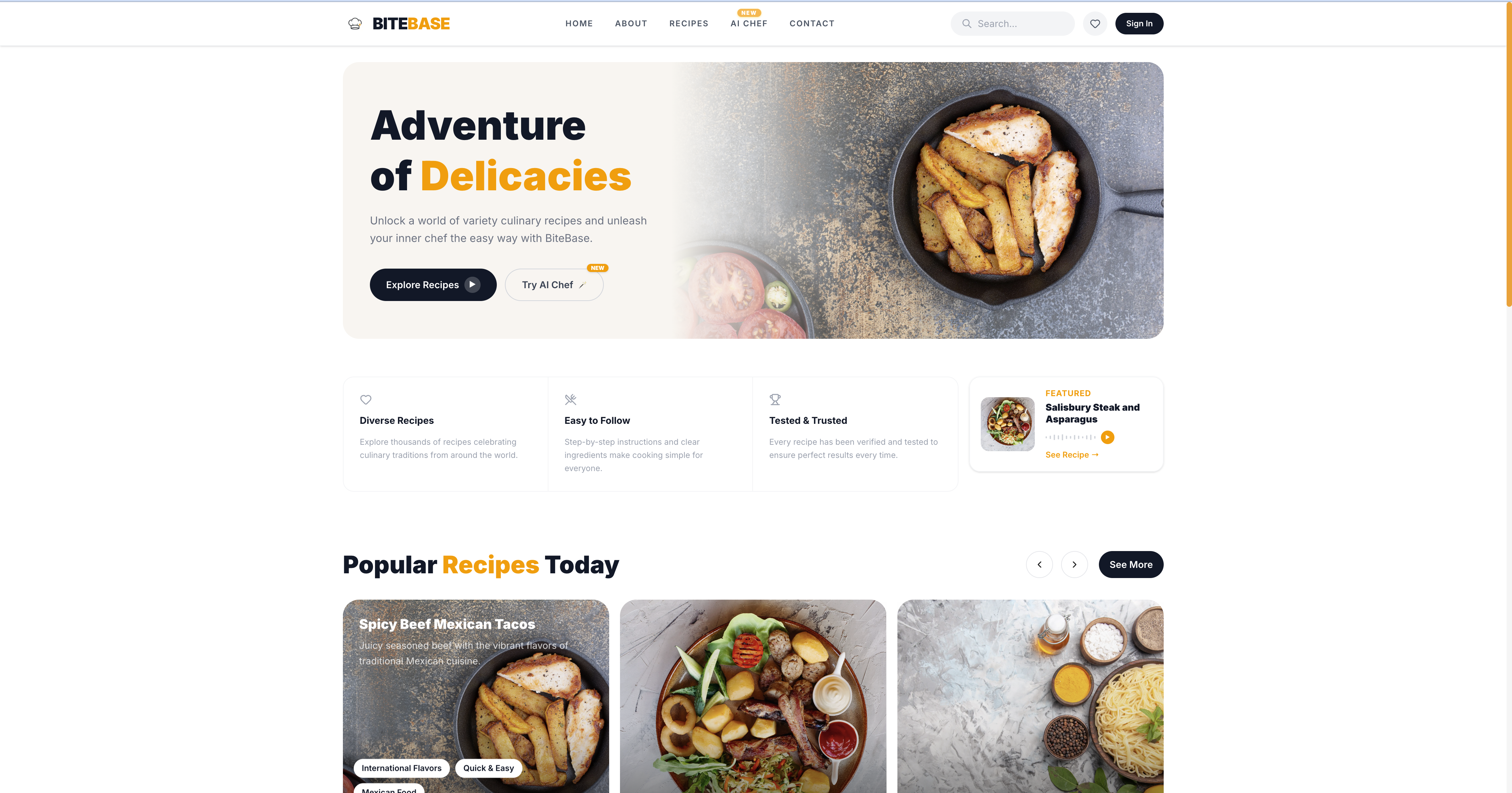 BiteBase screenshot